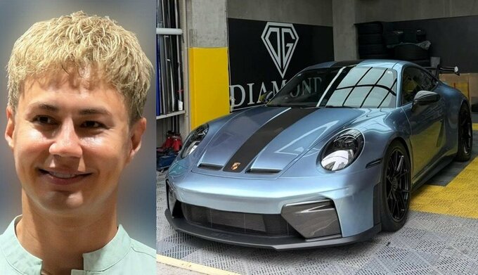 【 ユージ 】　愛車ポルシェを「黒」→〝淡いブルー〟へ一新　コンセプトは「遊戯王のブルーアイズ」ファンからも「めっちゃかっこいい色」　絶賛の声|TBS NEWS DIG