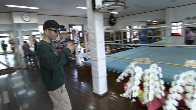 「常に上を目指してがんばっていきたい」初防衛・WBA世界フライ級チャンピオンのユーリ阿久井政悟選手　試合後初めてジムを訪問【岡山】　|　岡山・香川のニュース | 天気 | RSK山陽放送