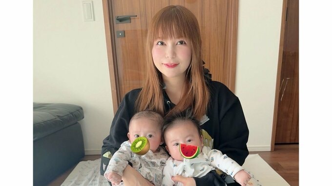 【 中川翔子 】　双子の「首が据わってきた」成長に喜び　「お兄ちゃんが哺乳瓶嫌い」育児の苦労も告白|TBS NEWS DIG