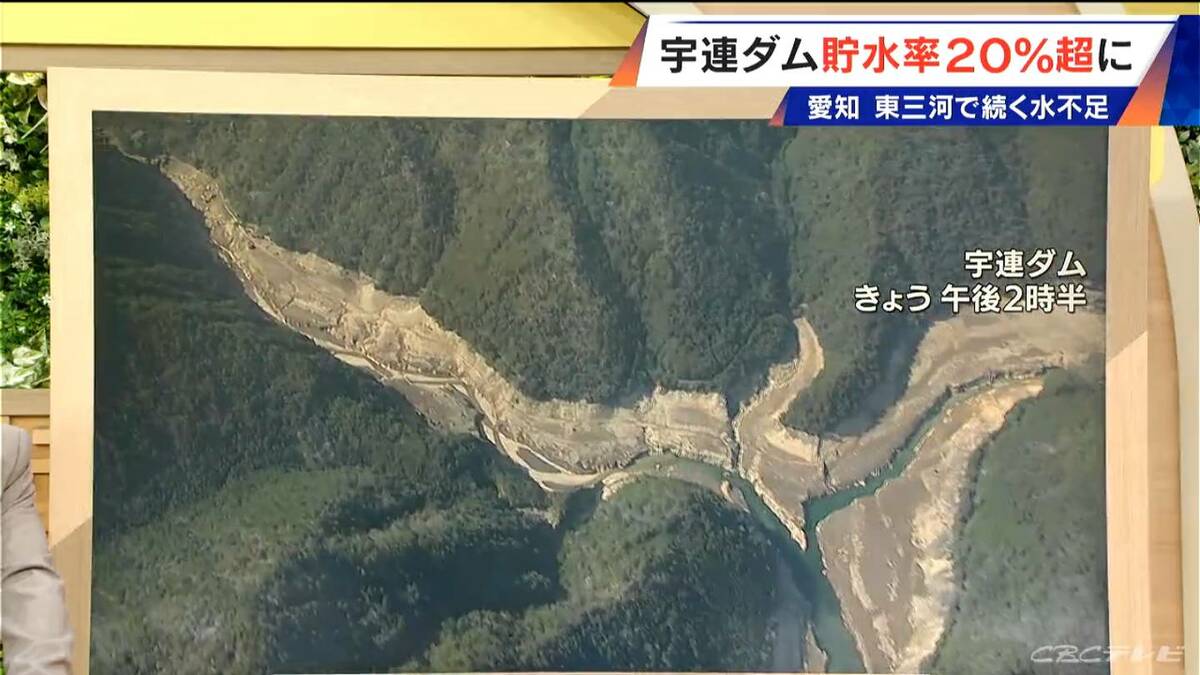 渇水が続いた豊川用水の「宇連ダム」の貯水率が20％超まで回復…“上流はまだ地面がむき出しに” 農業への影響は？【newsX大石邦彦解説】