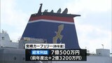 宮崎カーフェリー　２期連続の黒字に　|　MRTニュース ｜ ＭＲＴ宮崎放送