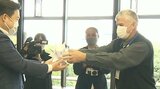 ウクライナから避難の聴覚障害の男性 別府市長を表敬訪問 大分 | 大分のニュース|OBS NEWS|大分放送