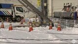 電柱が折れて停電と不通　除雪車の衝突が原因か　青森県十和田市|TBS NEWS DIG