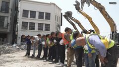 台湾地震　花蓮市中心部で大きく傾いたビルの解体が終了| TBS CROSS DIG with Bloomberg