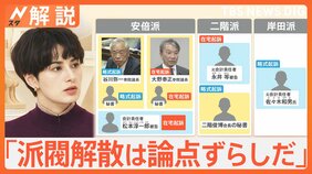 安倍派幹部ら派閥解散「安倍さんに申し訳ない」 刷新本部「中間とりまとめ論点」に“連座制”適用を明記へ【Nスタ解説】|TBS NEWS DIG