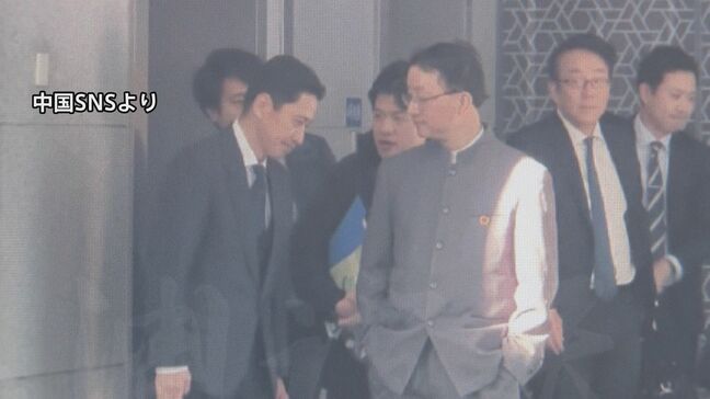 “金井局長が頭を下げているかのような写真” 中国「撮影を手配していない」局長級協議後の撮影について日本側の申し入れに反論|TBS NEWS DIG