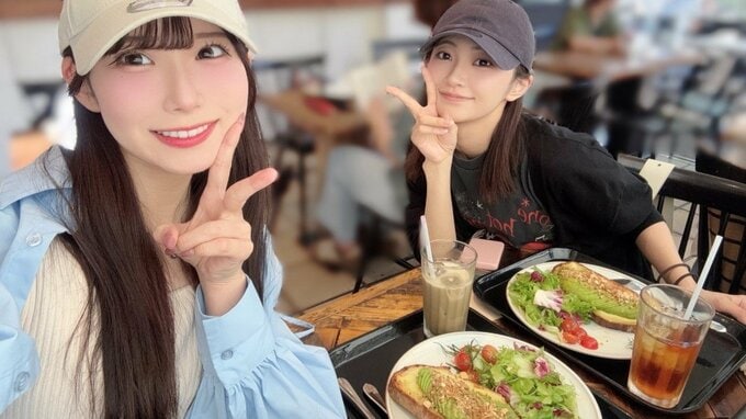 【KAWAII LAB. MATES】月代来実「かなりんとランチ」CUTIE STREET板倉可奈とアボカドタルティーヌ囲んでピースなお昼|TBS NEWS DIG