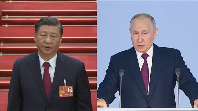 【速報】習近平国家主席とプーチン大統領の非公式会談始まる　モスクワのクレムリンで|TBS NEWS DIG