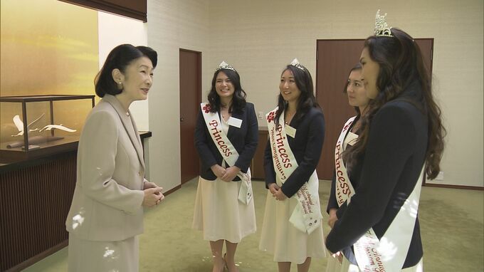 紀子さま「ホノルル桜の女王」一行と面会　ハワイ・マウイ島の山火事のお見舞い伝える|TBS NEWS DIG