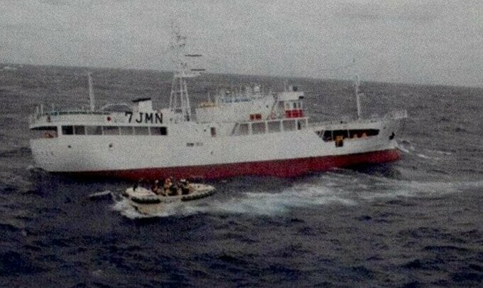 【航行不能】マグロ漁船「第八豊清丸」沖合1400キロの太平洋でエンジントラブル　乗組員23人は全員無事　巡視船が復旧支援　|　富山のニュース｜天気・防災｜チューリップテレビ