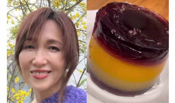 【 工藤静香 】　「宇宙人好みのしっかりしたゼリー」　長女・Cocomiさんのためにフルーツゼリー作成|TBS NEWS DIG