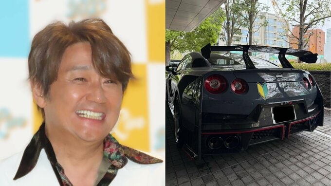 【 近藤真彦 】名車GT-Rに〝わかばマーク〟息子に運転を勧めるも〝丁重にお断り（笑）〟　フォロワー羨望「息子さんの運転でマッチ助手席叶うといいね」|TBS NEWS DIG