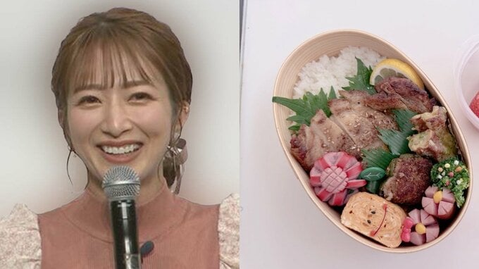 【 辻希美 】　赤ちゃんをおんぶしながら弁当作りに奮闘　「夕飯をお弁当使用に作って冷凍して」　工夫を凝らした　〝愛情たっぷり弁当〟を公開|TBS NEWS DIG