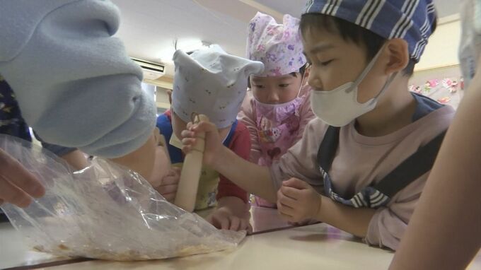 園児が自分たちが育てた大豆でつくる"手前みそ"|TBS NEWS DIG