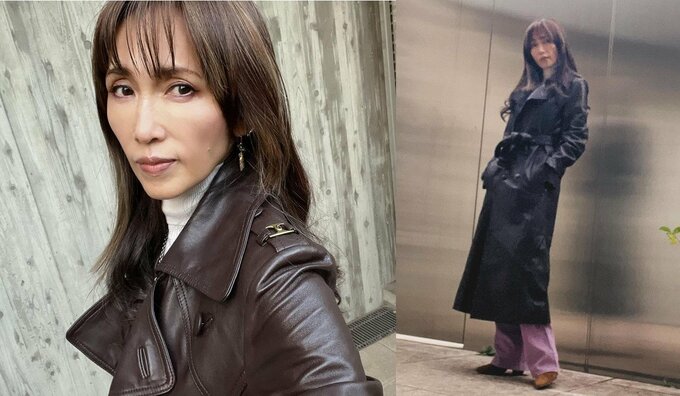工藤静香さん　「ロングコートが着たくなるくらい冷え込んできましたね」　ファンにメッセージ　「皆さん、風邪をひきませんように❤」|TBS NEWS DIG