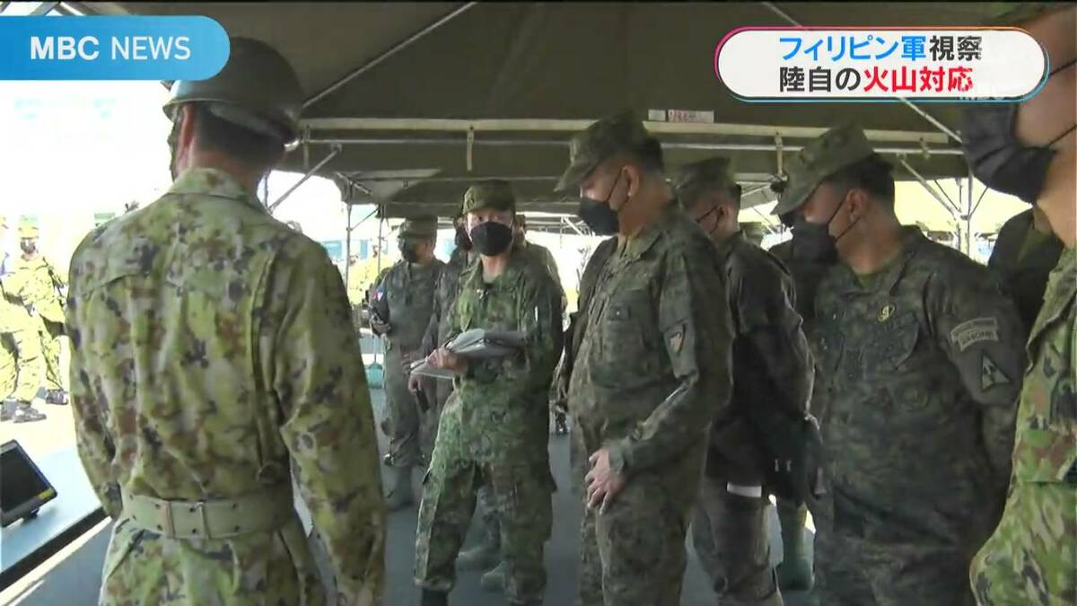 国分駐屯地でフィリピン軍が災害救助を視察 「安全保障の連携強化」の