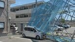 福島県内で強風 郡山市で足場倒壊 各地で倒木相次ぎ一時道路通行止めも|TBS NEWS DIG