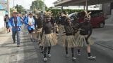 全身にすす、真っ黒な子どもたちが練り歩く 福岡県筑後市で一風変わった伝統行事「盆綱曳き」|TBS NEWS DIG