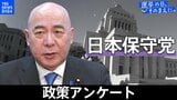 政策アンケート全文掲載＜日本保守党＞【衆議院選挙2026】|TBS NEWS DIG