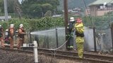 「煙が見える」大井川鉄道線路沿いの少なくとも3カ所で枯れ草燃える 大井川本線運転見合わせ=静岡|TBS NEWS DIG