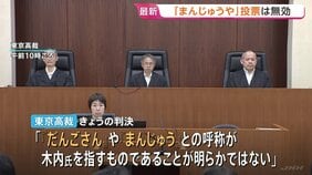 「まんじゅうや」投票は無効　茨城・神栖市長側の訴え棄却　東京高裁「当選無効」取り消し裁判めぐり　得票同数でくじ引き当選|TBS NEWS DIG