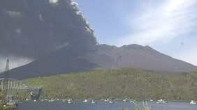 桜島が爆発　噴煙１０００メートル　火山灰は垂水・鹿屋方向へ|TBS NEWS DIG
