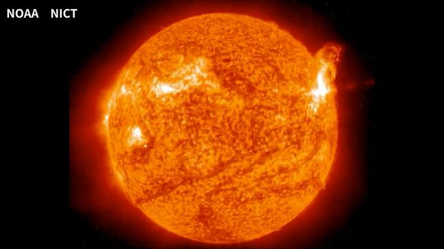 【Xクラスの太陽フレア】電波通信の障害やGPSなど人工衛星を利用した位置測定の精度が低下する可能性も|TBS NEWS DIG