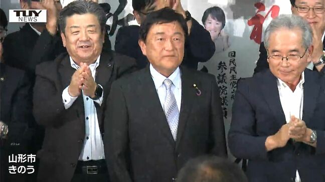 参議院議員選挙 芳賀道也さん「懸命に努力していく」当選から一夜明け語る(山形)|TBS NEWS DIG
