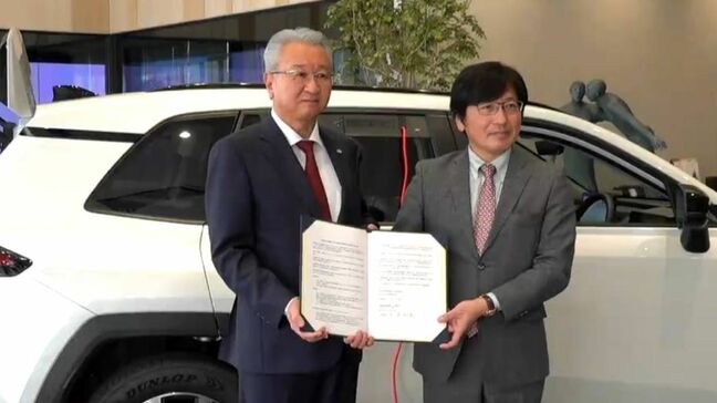 鹿児島トヨタ×エアドッグ「空気清浄機で避難所の感染症を防ぐ」災害時に給電車両で運ぶ|TBS NEWS DIG