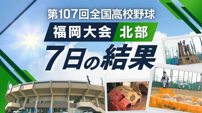 【めざせ甲子園!】夏の高校野球・福岡大会(北部)7日の結果 小倉東・小倉西・小倉商業・玄界・北九州・宗像が2回戦突破|TBS NEWS DIG