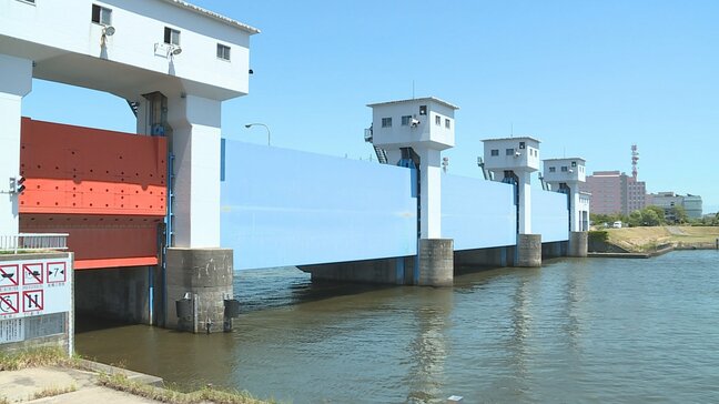 海水遡上の恐れで『水門閉鎖』まとまった雨も見込めず水道への影響懸念　新潟市 信濃川|TBS NEWS DIG
