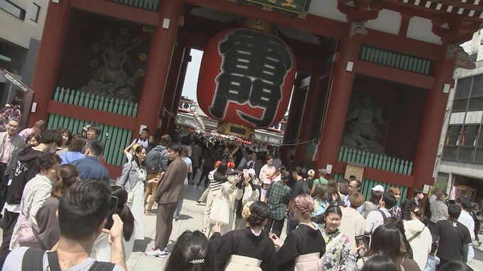 外国人宿泊者1千万人超え　コロナ禍後初めて|TBS NEWS DIG