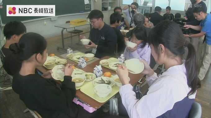 揚げ物や炒め物に椿油　小中学校の給食に島特産の「椿」づくしメニュー提供　五島市　|　長崎のニュース | 天気 | NBC長崎放送