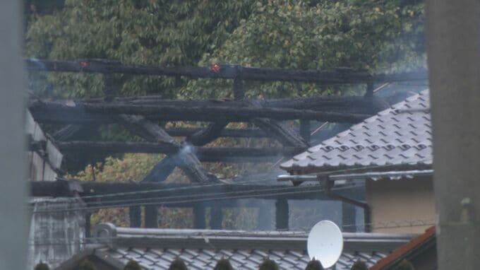石川・津幡町で納屋1棟が焼ける火事 約1時間20分後に鎮火 けが人なし|TBS NEWS DIG