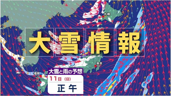 【大雪情報】三連休＆成人の日　大雪による交通障害に警戒《全国の雪・雨シミュレーション》東北で100センチ、関東甲信で50センチの降雪か　西日本でも暴風や暴風雪の可能性|TBS NEWS DIG