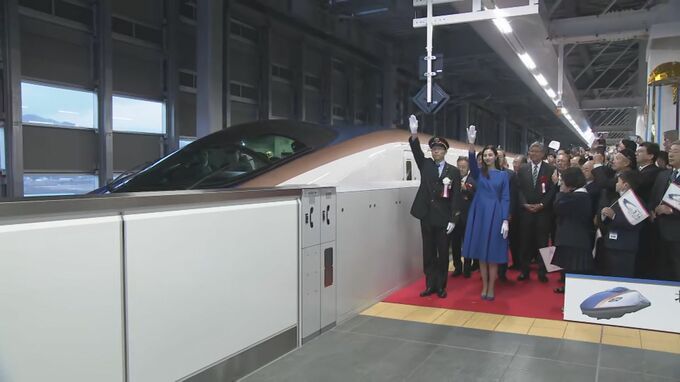 北陸新幹線金沢-敦賀間が開業 計画から半世紀余り 東京-福井間が最短2時間51分に　|　石川県のニュース｜MRO北陸放送