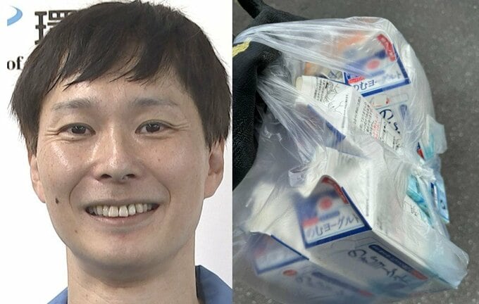 【 ごみ清掃芸人 】「牛乳パックは口に付けるものなので、上質な紙です」「マグロでいうところの大トロみたいなもの」リサイクルを呼びかけ【マシンガンズ滝沢】|TBS NEWS DIG