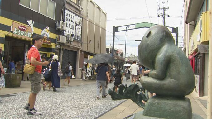 「（鬼太郎は）かっこいいし、ちゃんと退治してくれるところが好き」お盆期間中も大賑わい　水木しげるロード　|　BSSニュース | BSS山陰放送