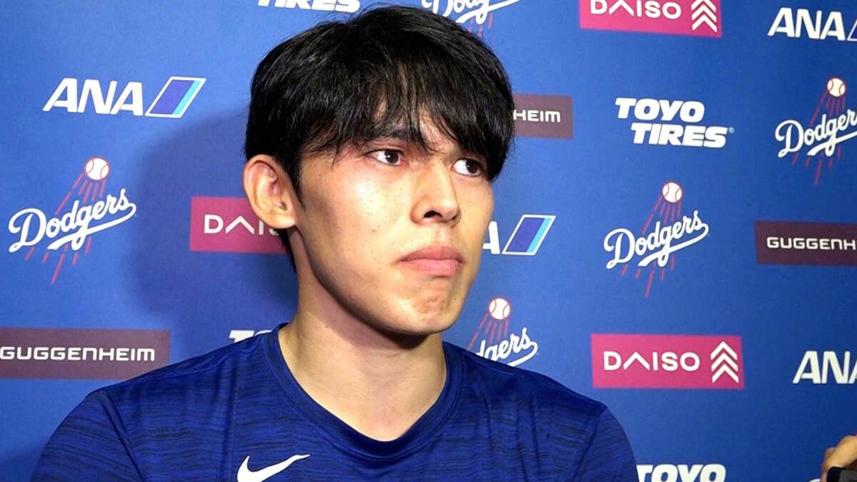 佐々木朗希 1回2Kパーフェクト「思ったよりも急だったので、緊張してる