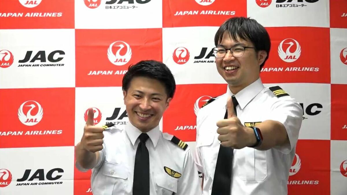 「大切な人が乗っている思いで運航」鹿児島大学SKYCAMP１期生が初フライト　新人パイロットが両親と祖母を乗せて機内アナウンス