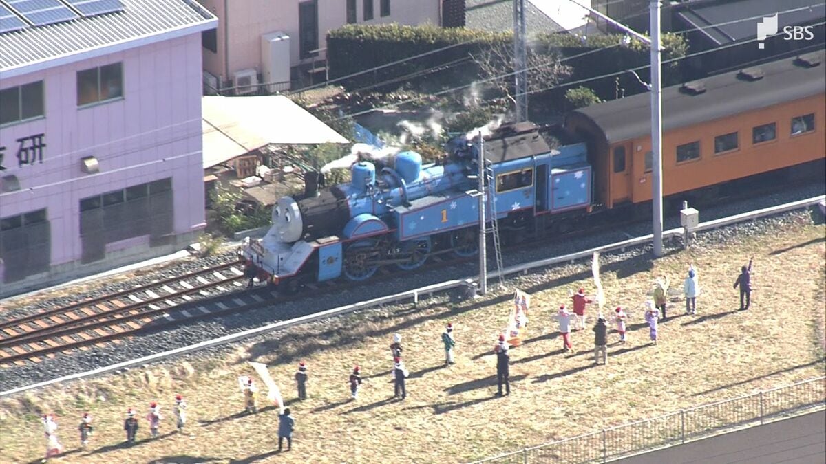 おかえり!トーマス号!台風15号甚大被害乗り越え 静岡・大井川鉄道が約3か月ぶりに一部区間運転再開 | TBS NEWS DIG