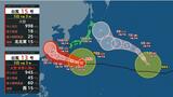 【トリプル台風】非常に強い台風13号は7日(金)に沖縄直撃へ　最接近時950 hPa・最大瞬間風速60 m/s予想　九州接近は？　台風15号(チャンホン)発生、日本の東へ【5日午後4時半現在】　|　長崎のニュース | 天気 | NBC長崎放送