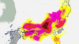 【雷など注意】東日本では16日にかけ、西日本では15日 大気の状態が非常に不安定 落雷や竜巻などの激しい突風、降ひょう、急な強い雨に注意【発雷確率と雨のシミュレーション】 | 山梨のニュース | UTYテレビ山梨