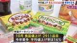 今月の値上げ食品は“2900品目超” 今年最多の見通し 30年ぶり「はがき」や「手紙」も値上げ|TBS NEWS DIG