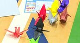 広島への修学旅行を前に折り鶴で平和願う･･･折り紙集会（山口県宇部市・原小学校）|TBS NEWS DIG