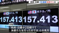 NY外為 円相場が一時1円50銭ほど急騰　政府・日銀 2日連続で為替介入か| TBS CROSS DIG with Bloomberg