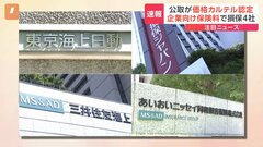 企業向け保険料で損保大手4社に排除措置命令へ　公正取引委員会が「価格カルテル」認定| TBS CROSS DIG with Bloomberg