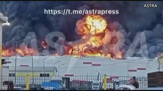 ウクライナがロシア第二の都市サンクトペテルブルク郊外の通販会社倉庫に攻撃　22日に続き　物流網への攻勢強める| TBS CROSS DIG with Bloomberg