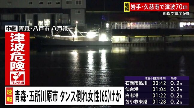 東北の太平洋側　高速・有料道路で通行止めや速度規制【青森県で震度6強】|TBS NEWS DIG
