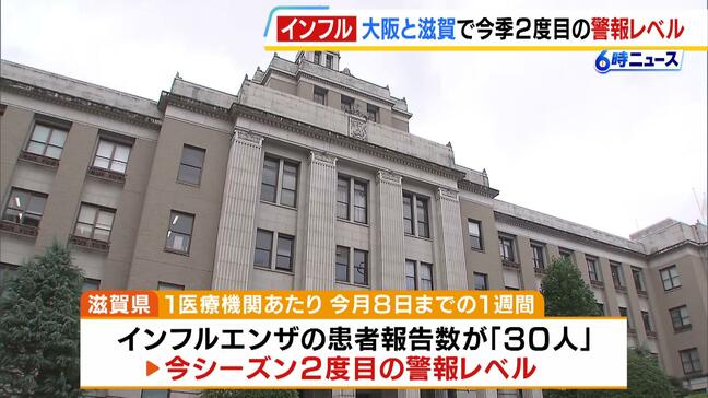 【インフルエンザ再流行】大阪と滋賀で今季２度目の「警報レベル」　こまめな手洗いやうがいを呼びかけ|TBS NEWS DIG